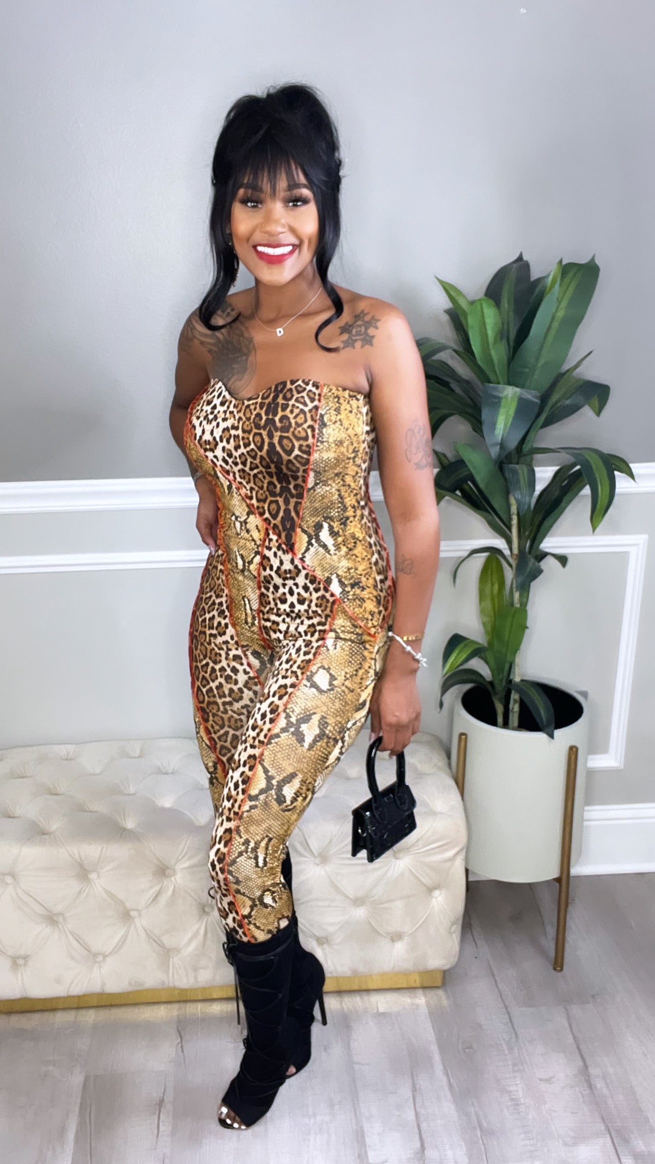 Jungle Rose Jumpsuit