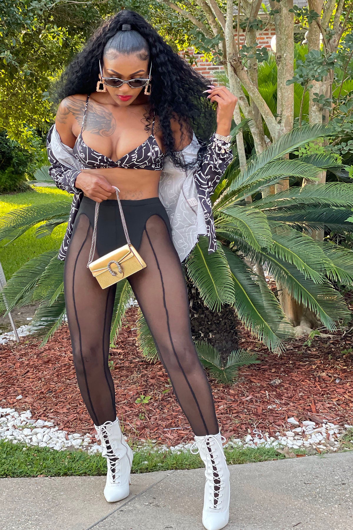 Mesh Leggings