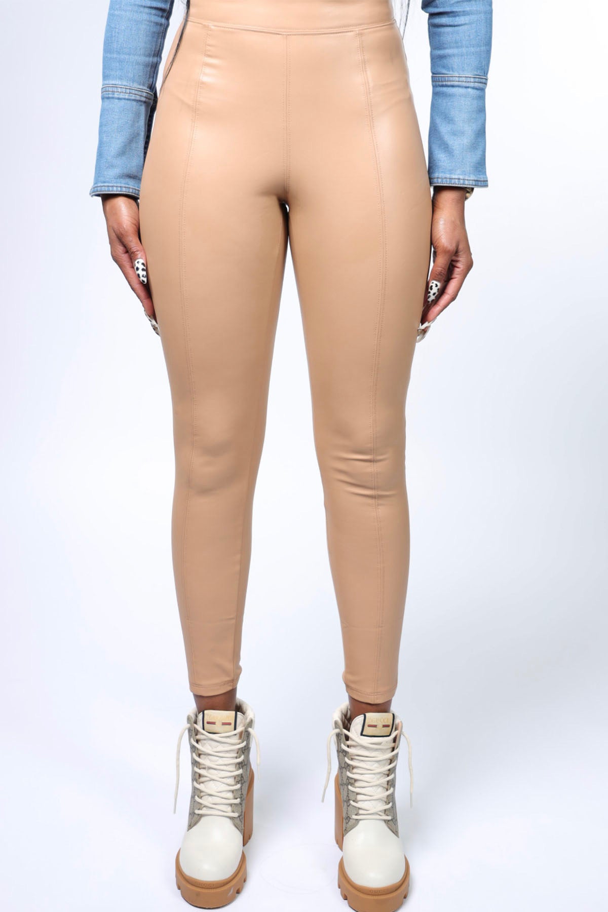 Faux Leather Pants